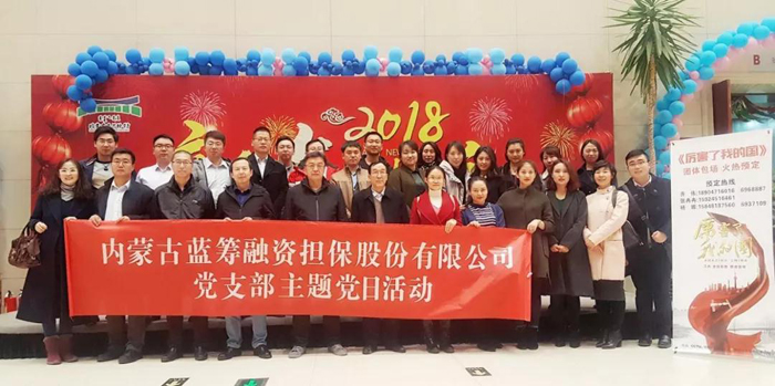 蓝筹担保公司党支部开展“观影启迪爱国梦，奋斗点亮幸福路”主题党日活动——观看大型记录电影《厉害了，我的国》